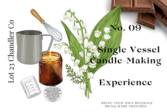 No. 9 Single Candle Vessel Wednesday’s - Lot 23 Chandler Co.