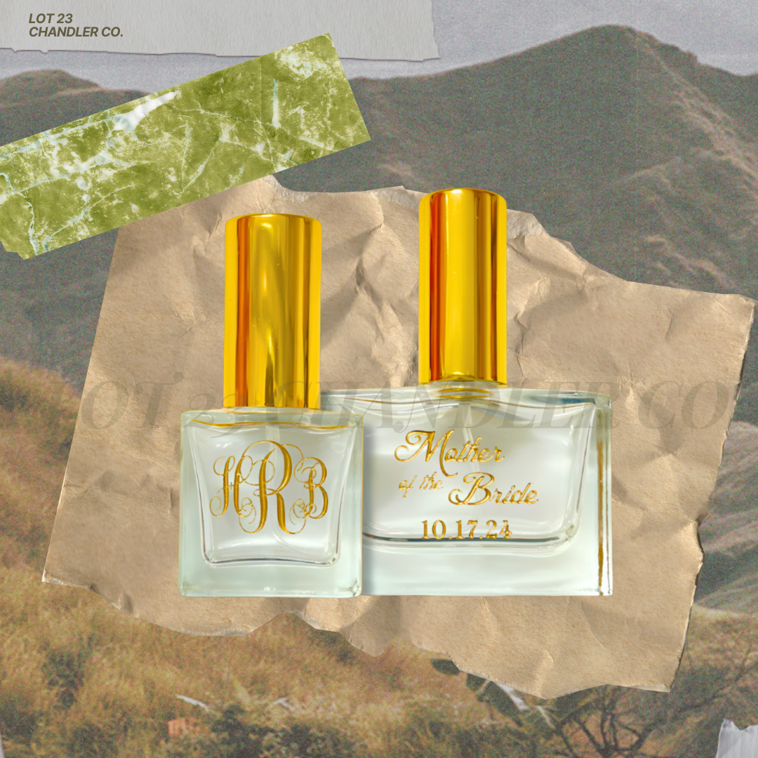 Custom Monogram Service – Perfume Bottle Engraving – Candle Etching