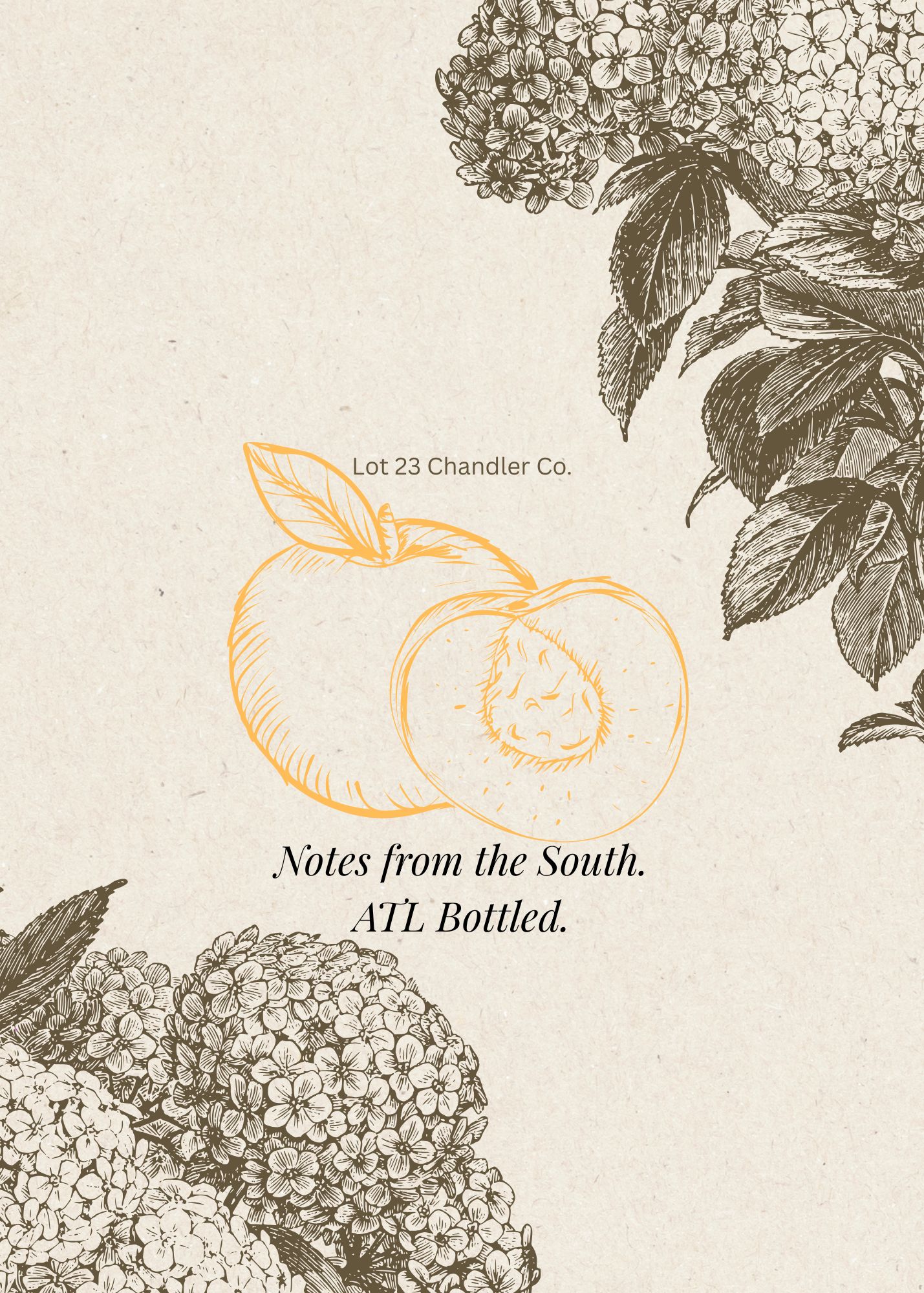 Notes from the South Perfume Making Class in Atlanta City, Georgia. 30ml