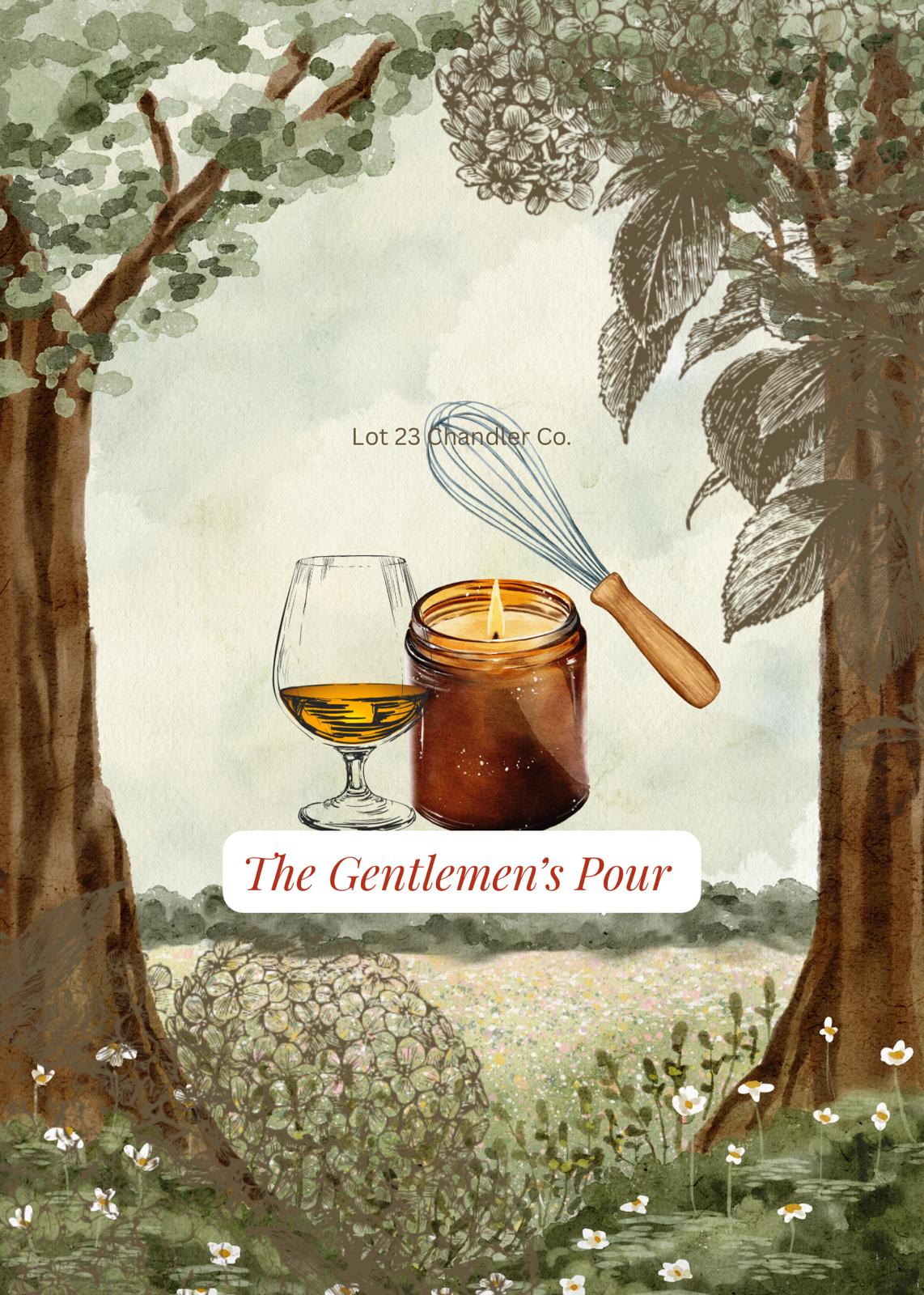 The Gentlemen's Pour Candle Making Class in Atlanta City Georgia 8 oz