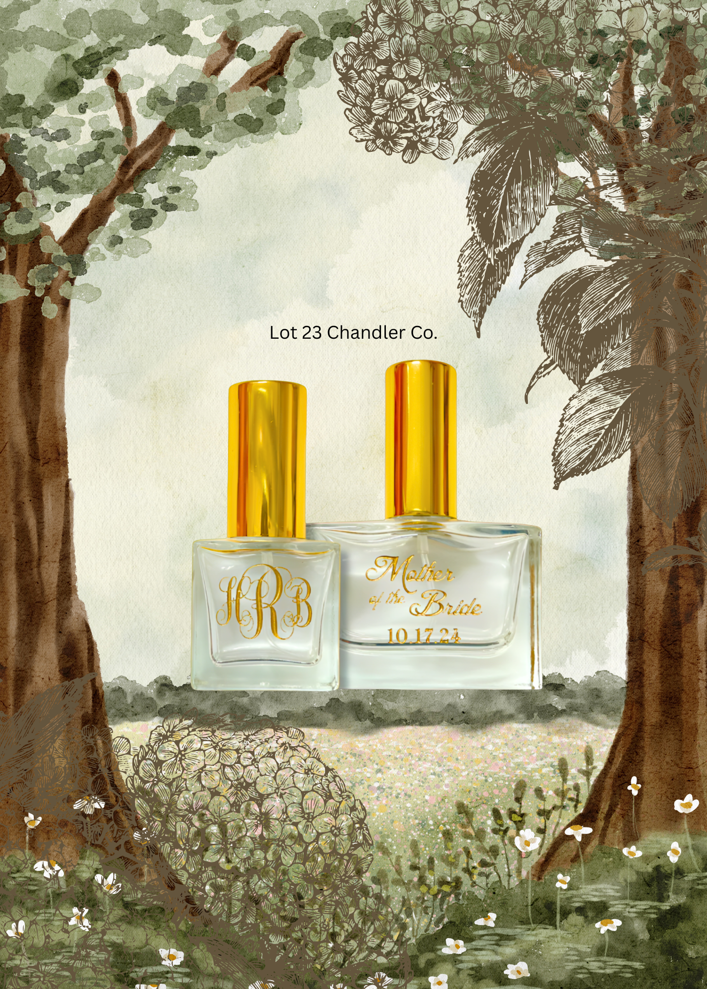 Custom Monogram Service – Perfume Bottle Engraving – Candle Etching